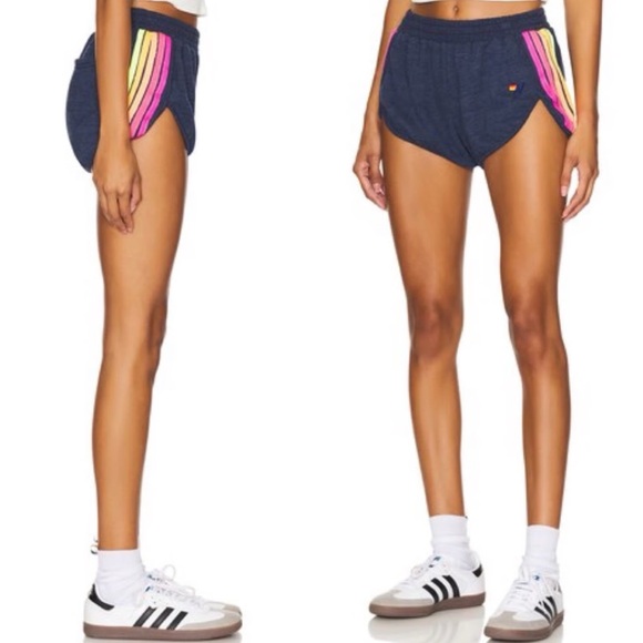 Aviator Nation 5 Stripe Jogger Shorts - Picture 7 of 7